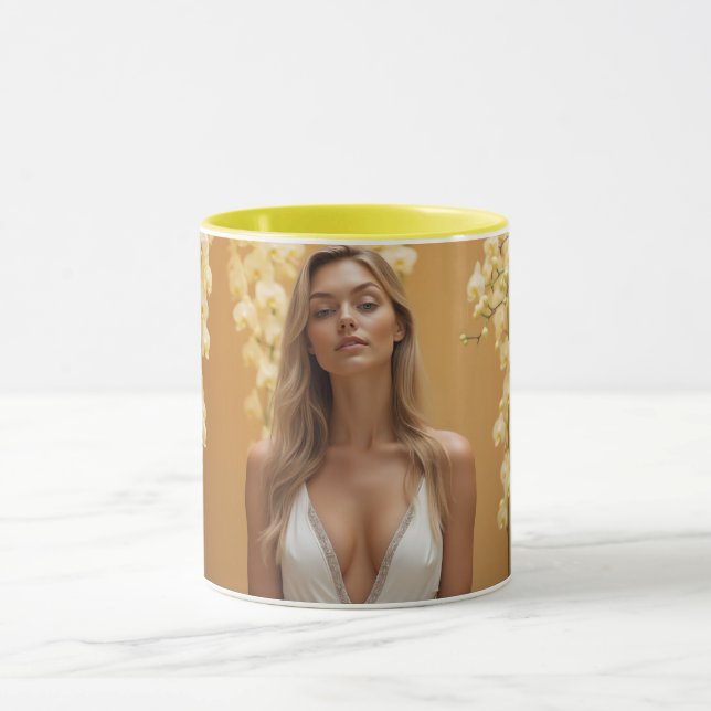Wireless Elegance in Spring Mug (Center)