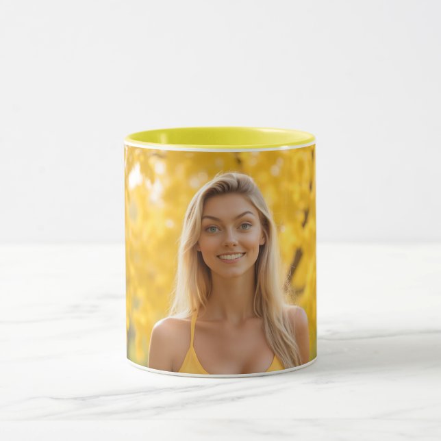 Wireless Elegance in Spring Mug (Center)