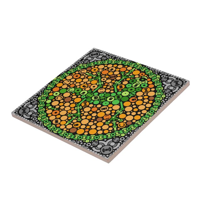 Wireless Gecko, Color Perception Test, Black Ceramic Tile (Side)