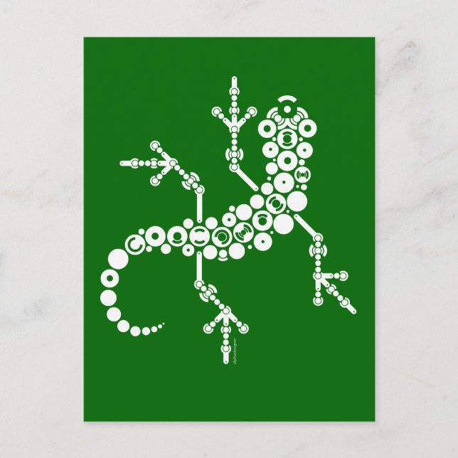 Wireless Gecko Postcard (Front)