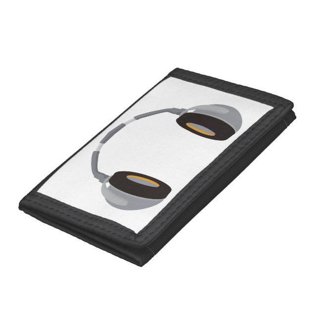 Wireless Headphone Trifold Wallet (Bottom)
