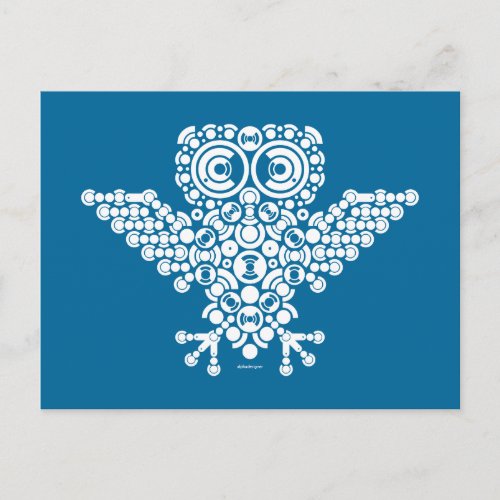 Wireless Owl Postcard