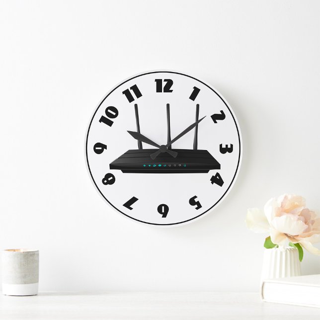 Wireless Router Clock (Creator Uploaded)