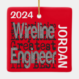 Wireline Engineer Extraordinaire CUSTOM Ceramic Ornament