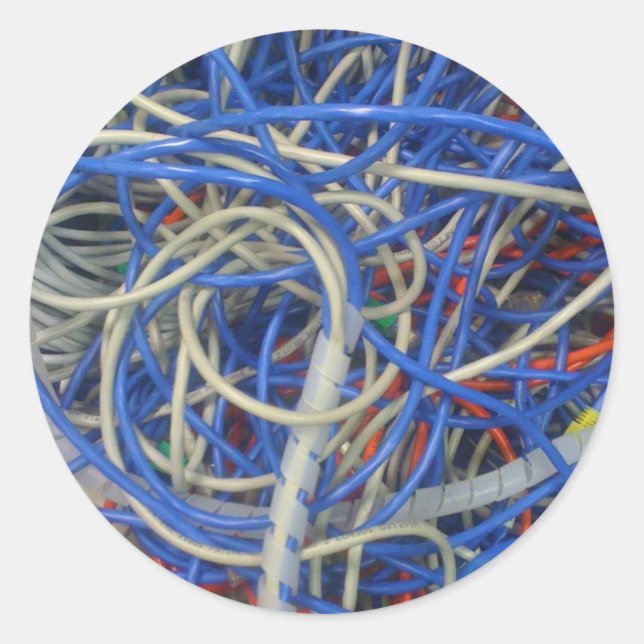 Wires Classic Round Sticker (Front)