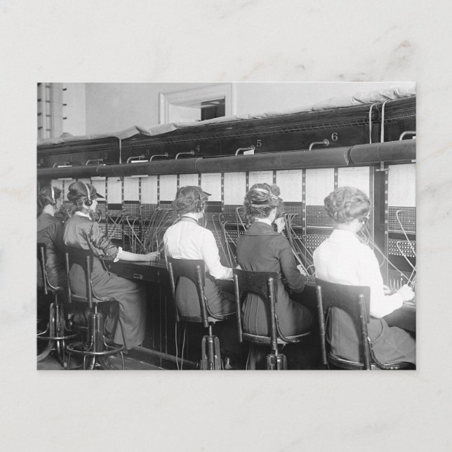 Wires Crossed: 1914 Postcard (Front)