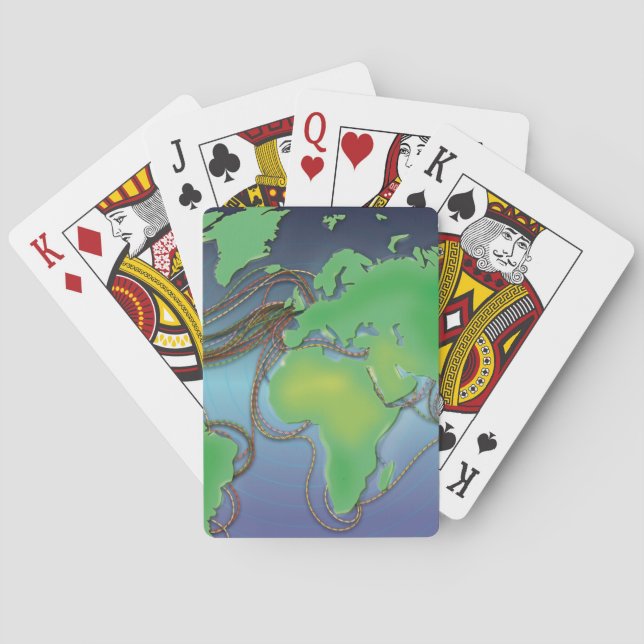 Wires of the World - Undersea Cables Poker Cards (Back)