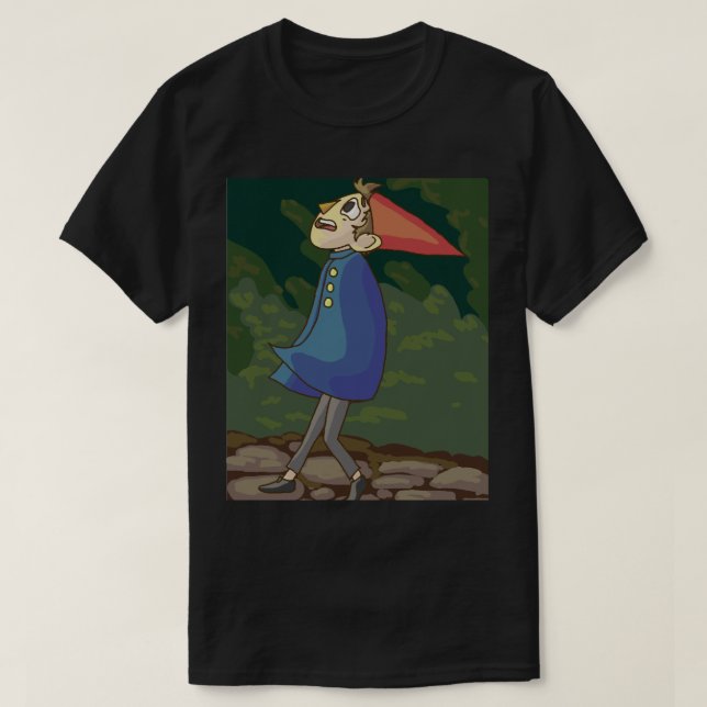 Wirt Got Spooked- Over the Garden Wall T-Shirt (Design Front)
