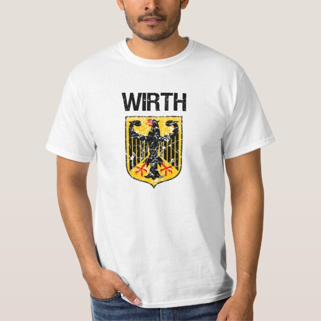 Wirth Last Name T-Shirt (Front)