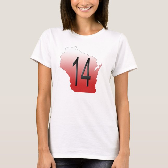 Wisconsin 14 T-Shirt (Front)