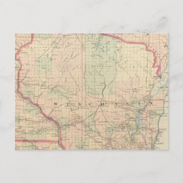 Wisconsin 4 postcard (Front)