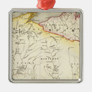 Wisconsin 6 metal ornament