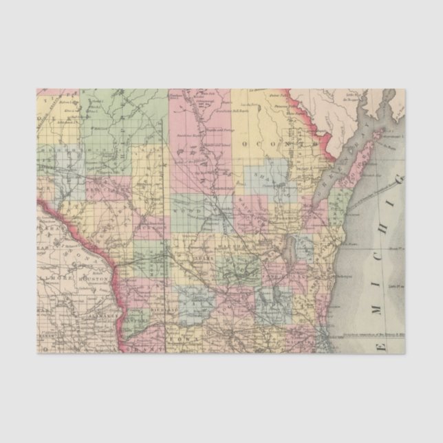 Wisconsin 7 tissue paper (Front)