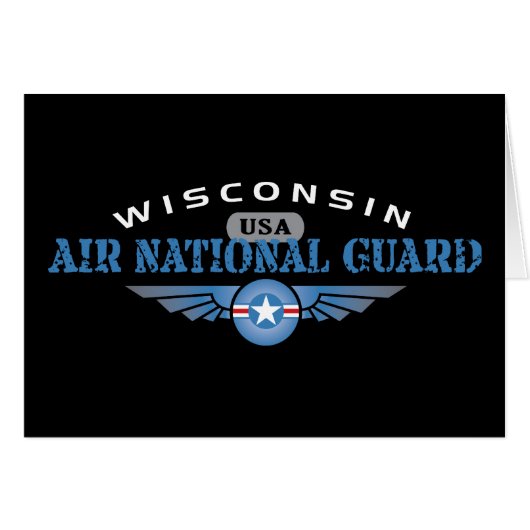 Wisconsin Air National Guard Cards (Front Horizontal)