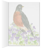 Wisconsin American Robin State Bird  (Inside (Right))