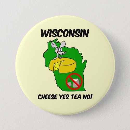 Wisconsin anti tea party button