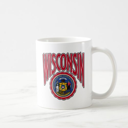 Wisconsin Arc and Seal Coffee Mug
