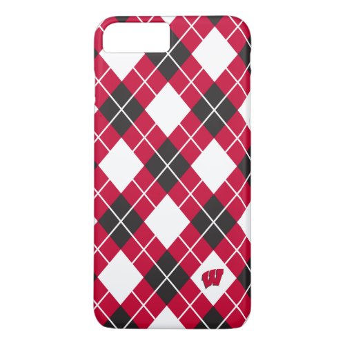 Wisconsin  Argyle Pattern iPhone 8 Plus7 Plus Case