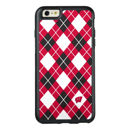 Wisconsin  Argyle Pattern OtterBox iPhone 66s Plus Case