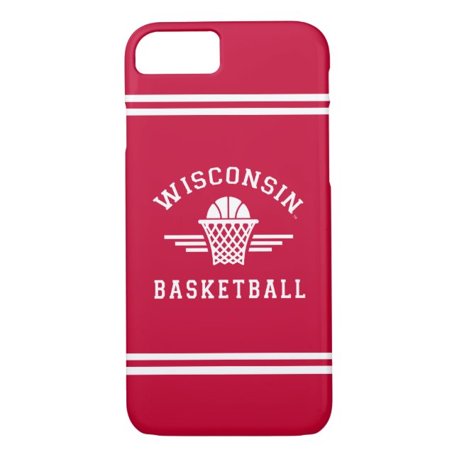 Wisconsin | Basketball Case-Mate iPhone Case (Back)