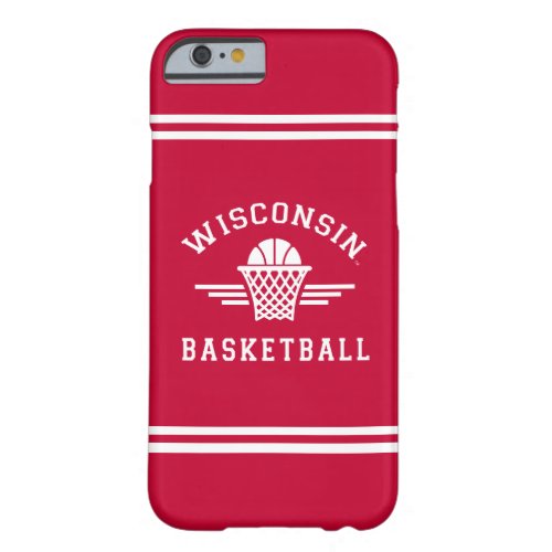 Wisconsin  Basketball Barely There iPhone 6 Case