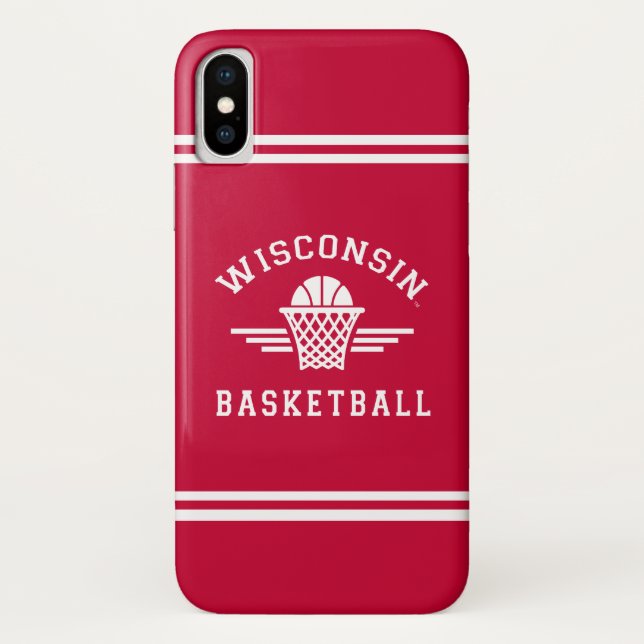 Wisconsin | Basketball Case-Mate iPhone Case (Back)