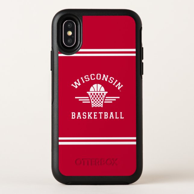 Wisconsin | Basketball Otterbox iPhone Case (Back)