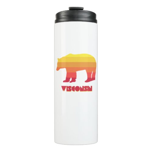 Wisconsin Bear Thermal Tumbler