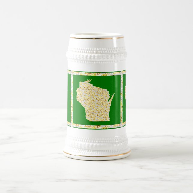 WISCONSIN BEER STEIN (Center)