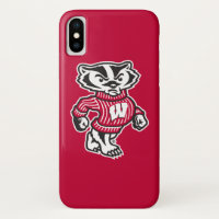 Wisconsin | Bucky Badger Mascot iPhone X Case