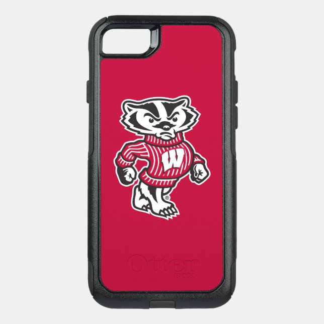 Wisconsin | Bucky Badger Mascot Otterbox iPhone Case (Back)