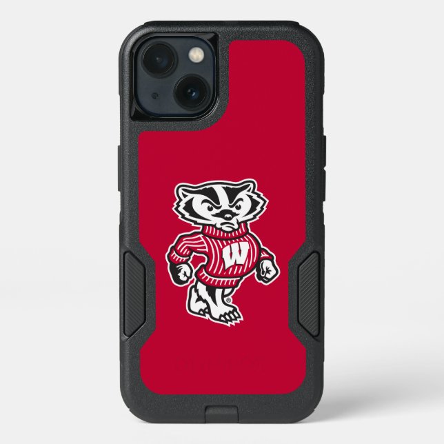 Wisconsin | Bucky Badger Mascot Otterbox iPhone Case (Back)