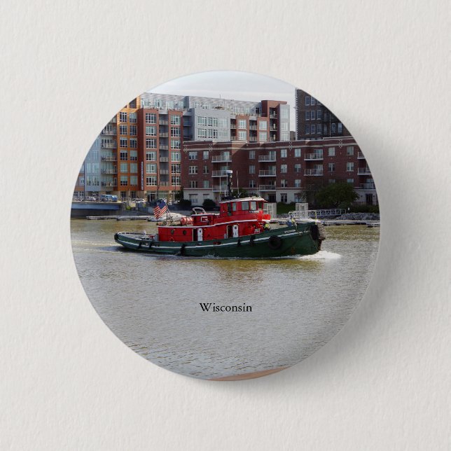 Wisconsin button (Front)