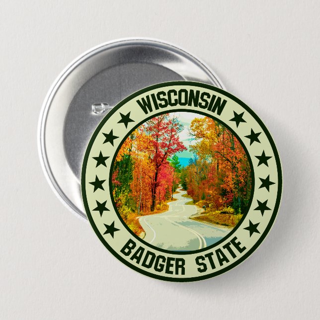 Wisconsin                                          button (Front & Back)