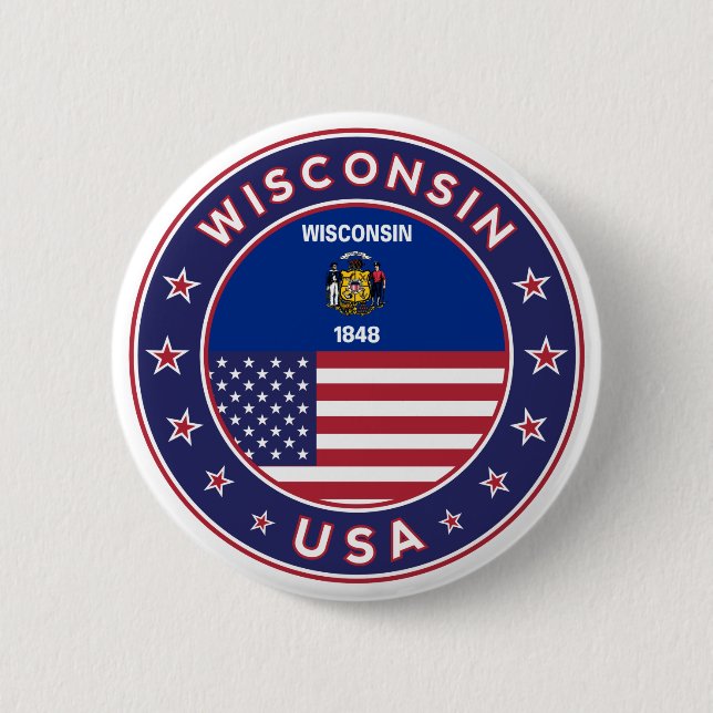 Wisconsin Button (Front)