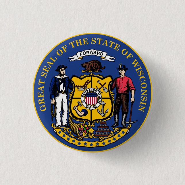 Wisconsin Button (Front)