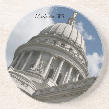 Wisconsin Capitol Coaster by lynnsphotos at Zazzle