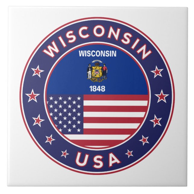 Wisconsin Ceramic Tile (Front)
