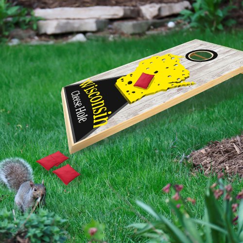 Wisconsin Cheese Hole Backyard Cornhole Set