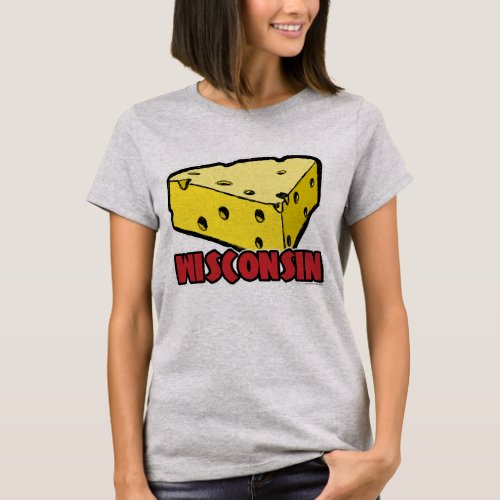 Wisconsin Cheese Wedge T_Shirt