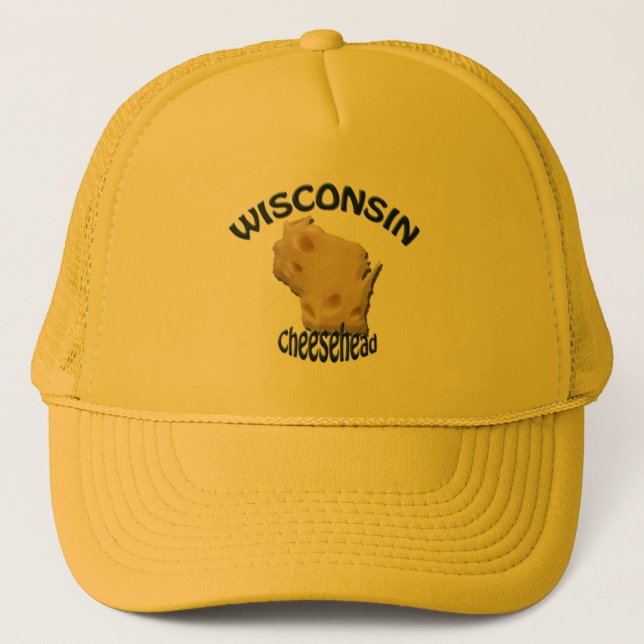 Wisconsin Cheesehead  Cheese Hat (Front)