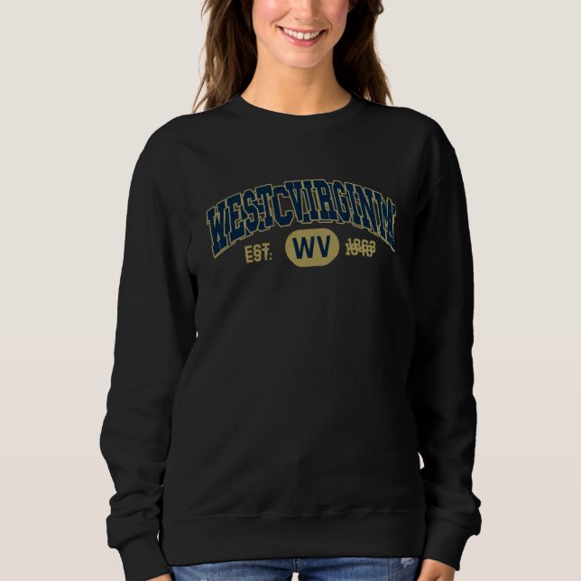 Wisconsin Classic Collegiate Varsity Style COZY Sweatshirt (Front)