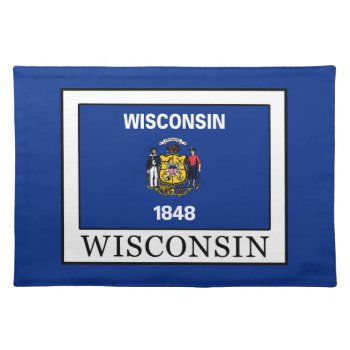 Wisconsin Cloth Placemat by KellyMagovern at Zazzle