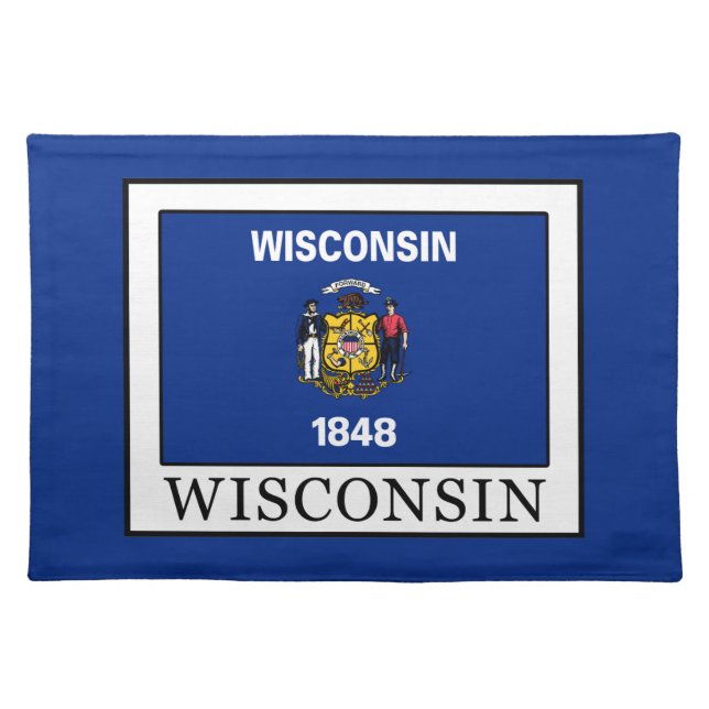 Wisconsin Cloth Placemat (Front)