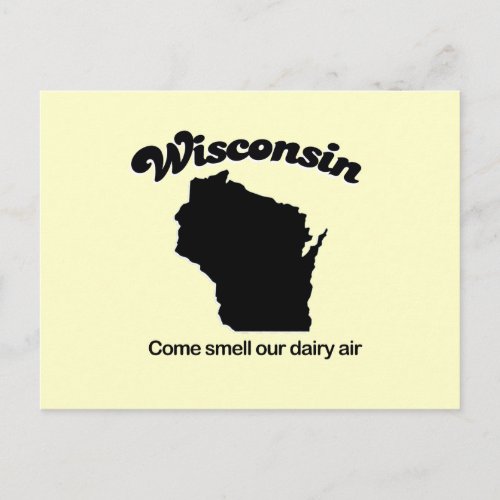 Wisconsin _ Come smell our dairy air Postcard