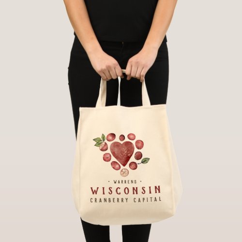 Wisconsin Cranberries  Tote Bag