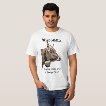 Wisconsin Dairy Air Humor Shirt by Everything_Grandma at Zazzle