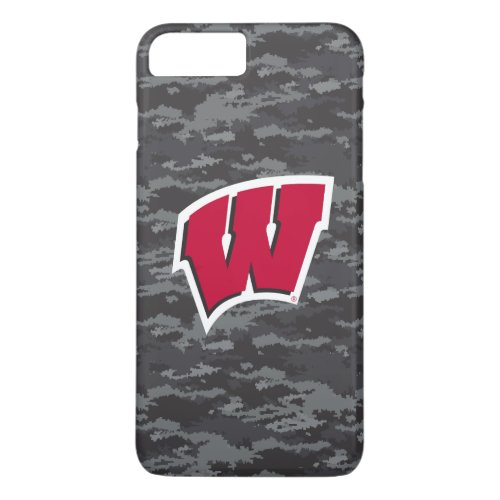 Wisconsin  Dark Digital Camo Pattern iPhone 8 Plus7 Plus Case