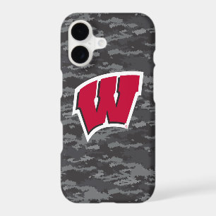 Wisconsin Dark Digital Camo Pattern iPhone 17 Case