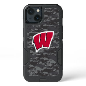 Wisconsin | Dark Digital Camo Pattern iPhone 13 Case